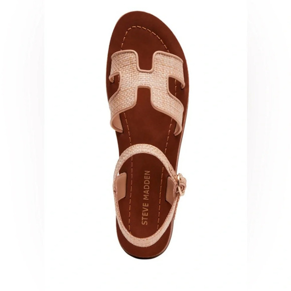 NWOB Steve Madden Little Girls Jharrlow Flat Sandals (1) - Picture 3 of 9